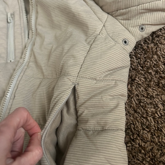 FP Movement by Free People Light beige with pinstripes Puffer Jacket - Picture 8 of 8